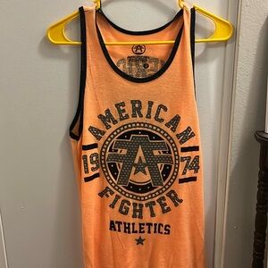 Nwt American Fighter tank top (orange)